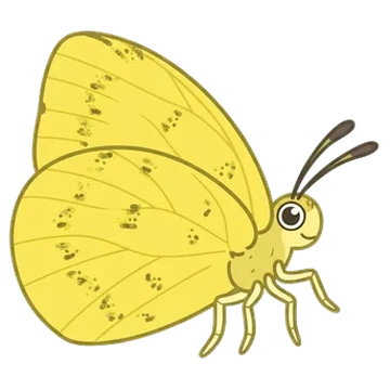Sticker of Spotless grass yellow
