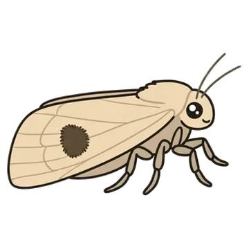 Sticker of Spotted grass moth