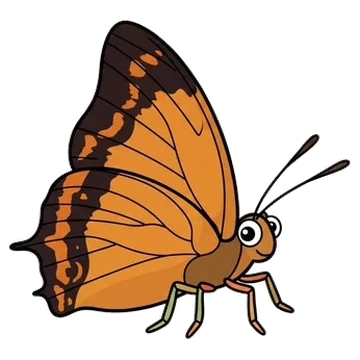 Sticker of Tawny rajah