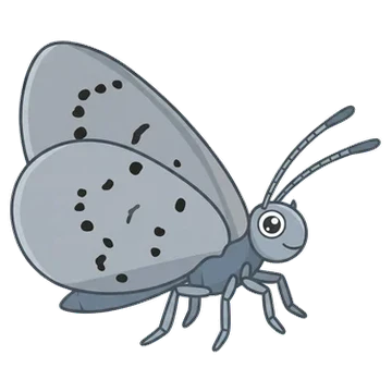 Sticker of Tiny grass blue
