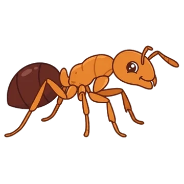 Sticker of Variable field ant