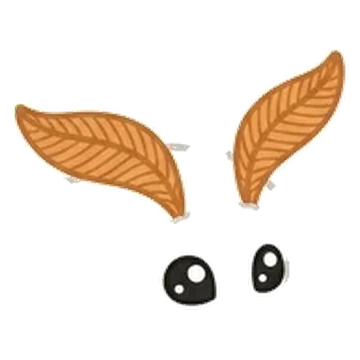 Sticker of White flannel moth
