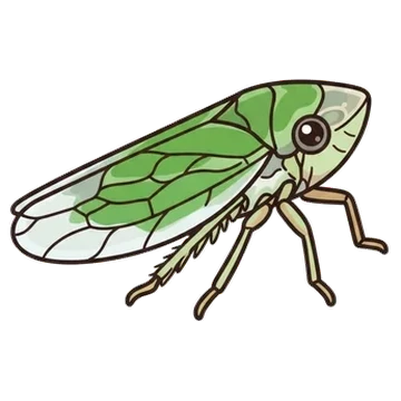 Sticker of Wounded leafhopper